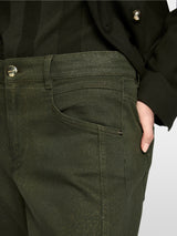 Marc Cain Collections RUMA Jeans with Glitter Forest Night BC 82.27D05