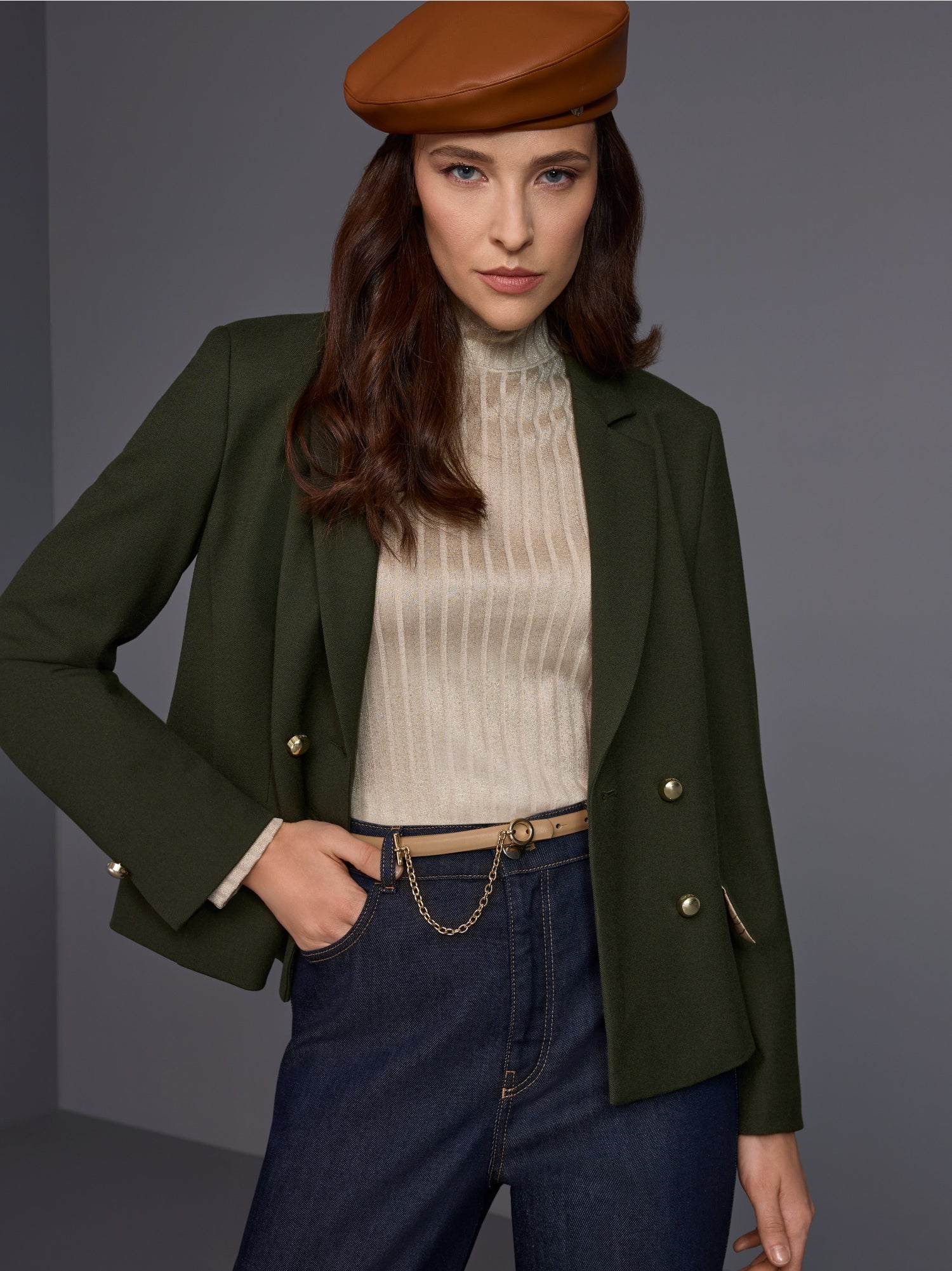 Marc Cain Collections Blazer Forest Night BC34.29W29