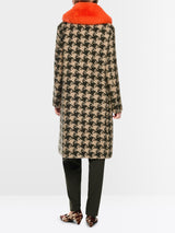 Marc Cain Collections Coat with Detachable Fur Collar Tannin BC11.12W65