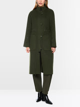 Marc Cain Collections LUXURY Coat Forest Night BC11.10W37