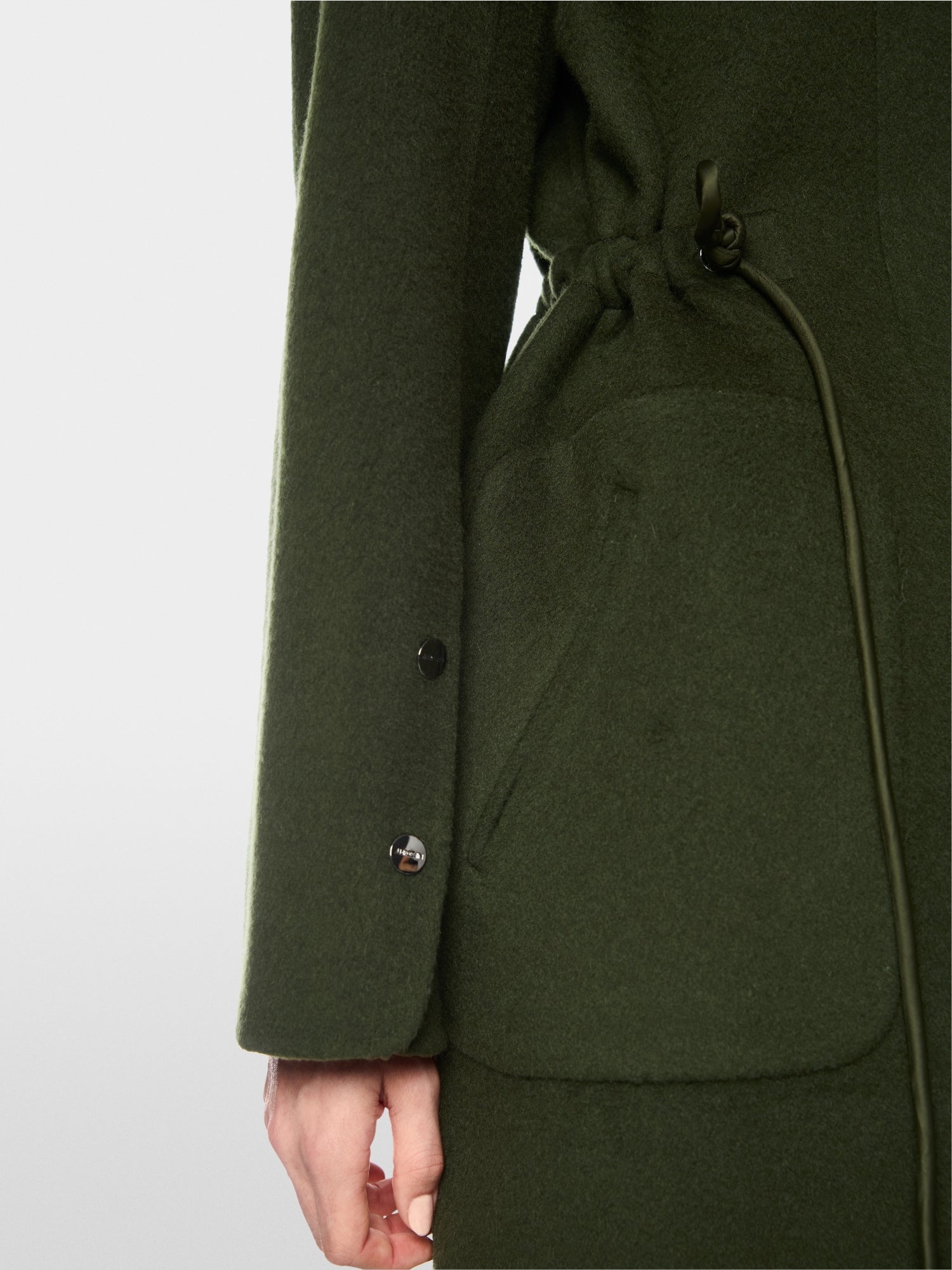 Marc Cain Collections LUXURY Coat Forest Night BC11.10W37