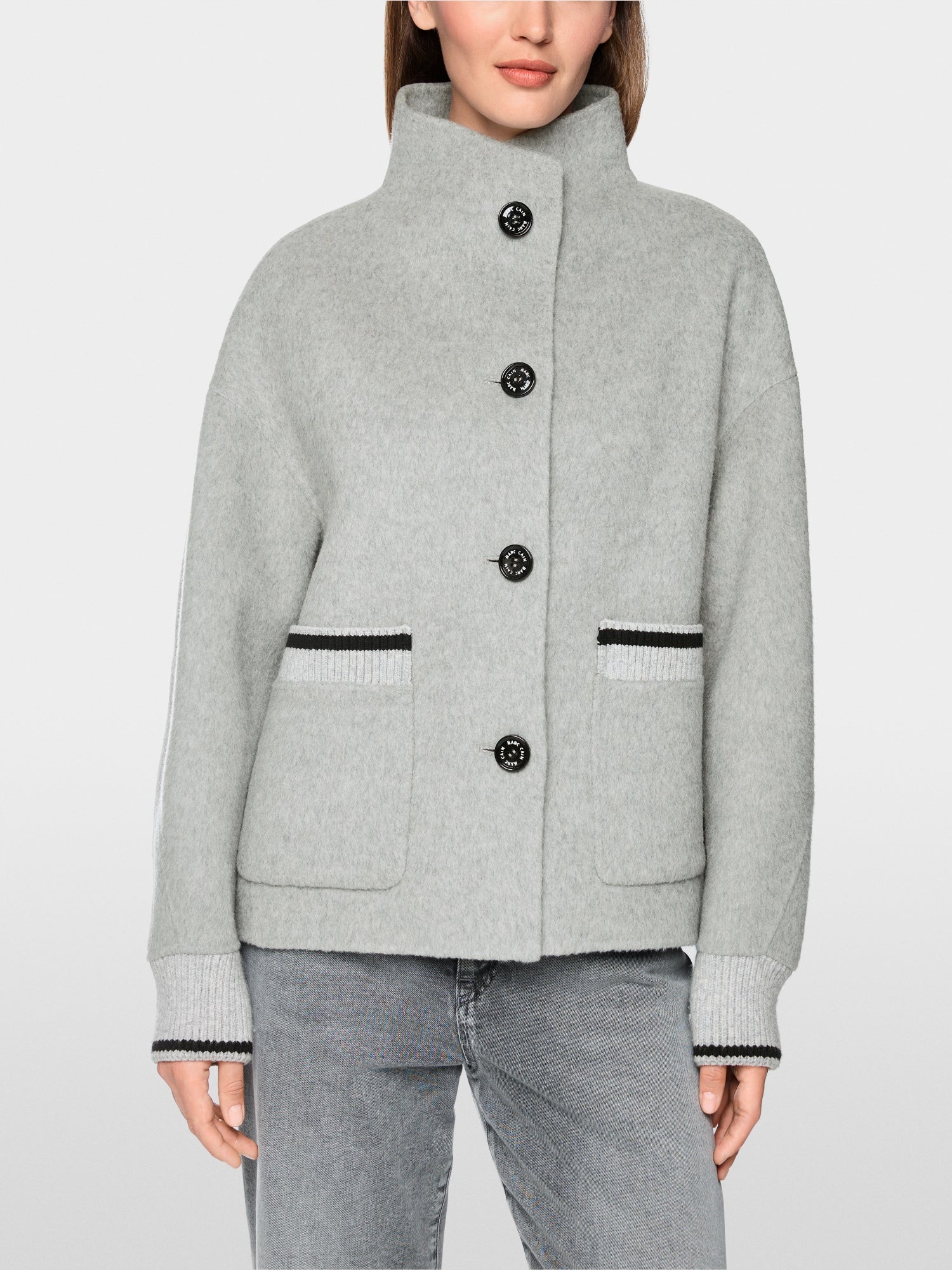 Marc Cain Sports Sporty Jacket with stand up Collar BS12.10W28