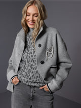 Marc Cain Sports Sporty Jacket with stand up Collar BS12.10W28