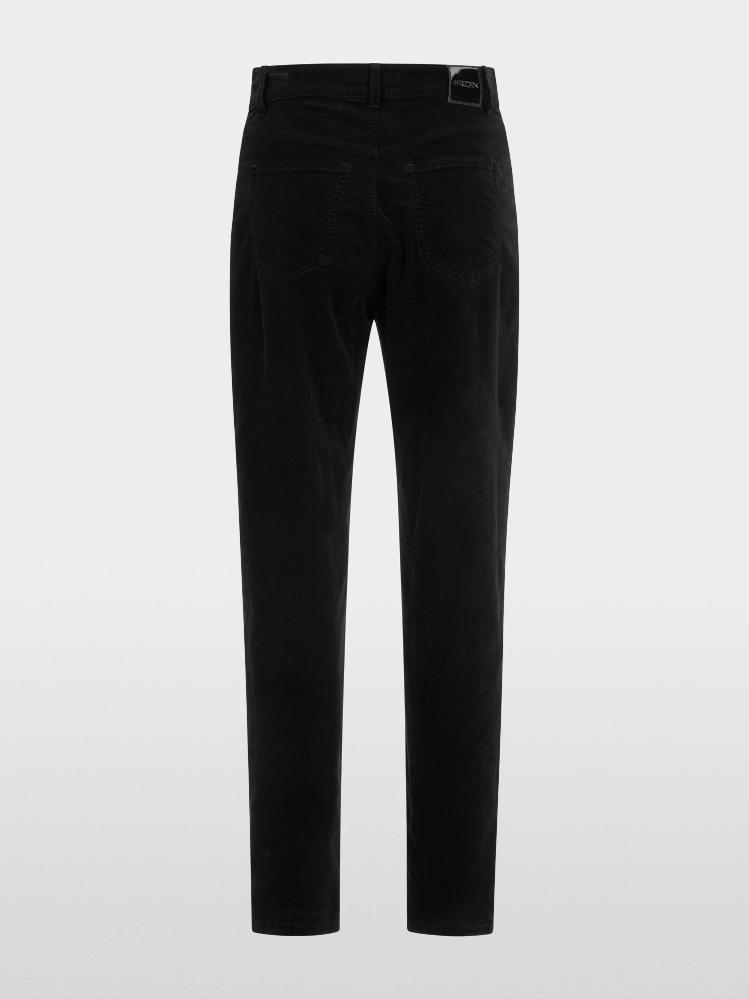 Marc Cain Collections FEURA Velvet Pants Black BC81.52W58