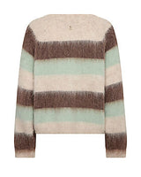 Mos Mosh Suvi Stripe Knit Frosty Green