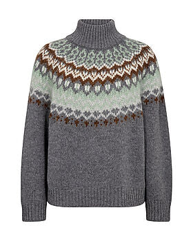 Mos Mosh Daya Fjord Knit Thunderstorm