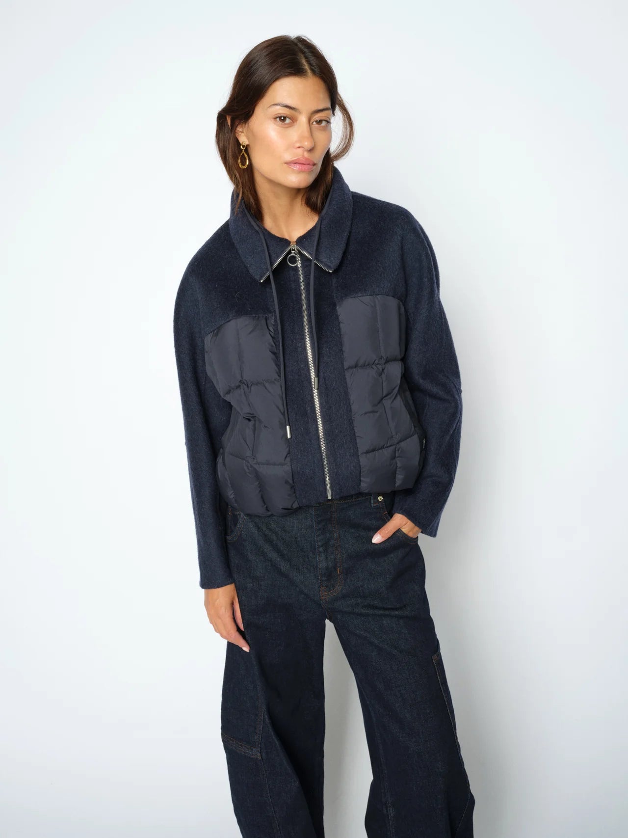 Mos Mosh Harriet Louisa Jacket Salute Navy