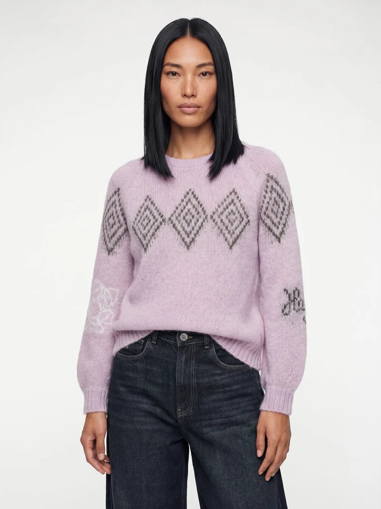 Heyanno Bass Sheer Knit Fair Orchid
