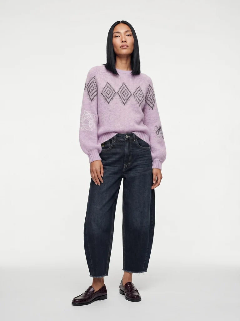 Heyanno Bass Sheer Knit Fair Orchid