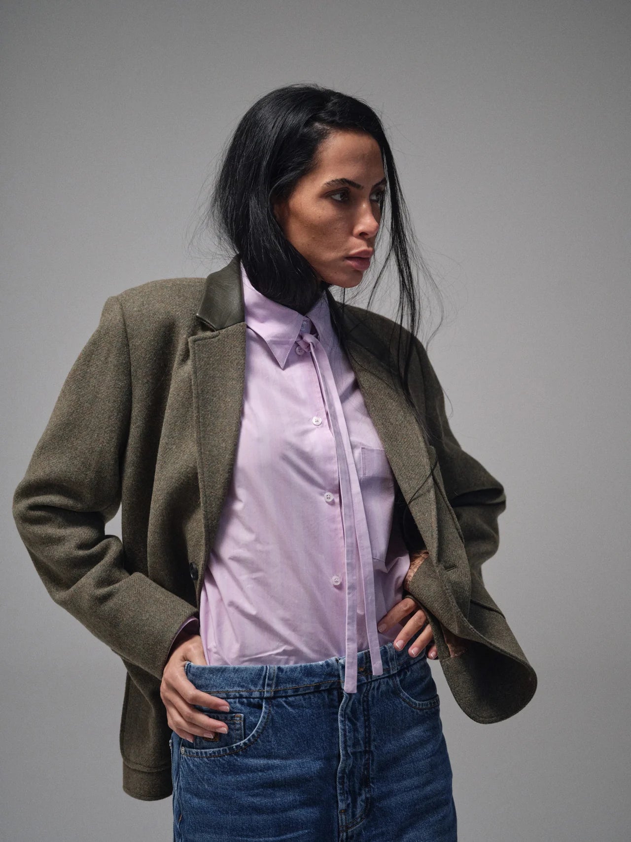 Heyanno Ever Stripe Shirt Fair Orchid