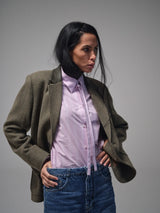 Heyanno Ever Stripe Shirt Fair Orchid