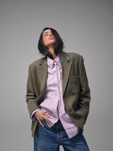 Heyanno Ever Stripe Shirt Fair Orchid