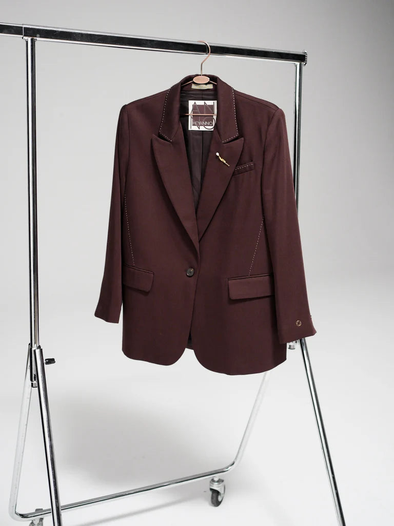 Heyanno Till Twill Blazer Java