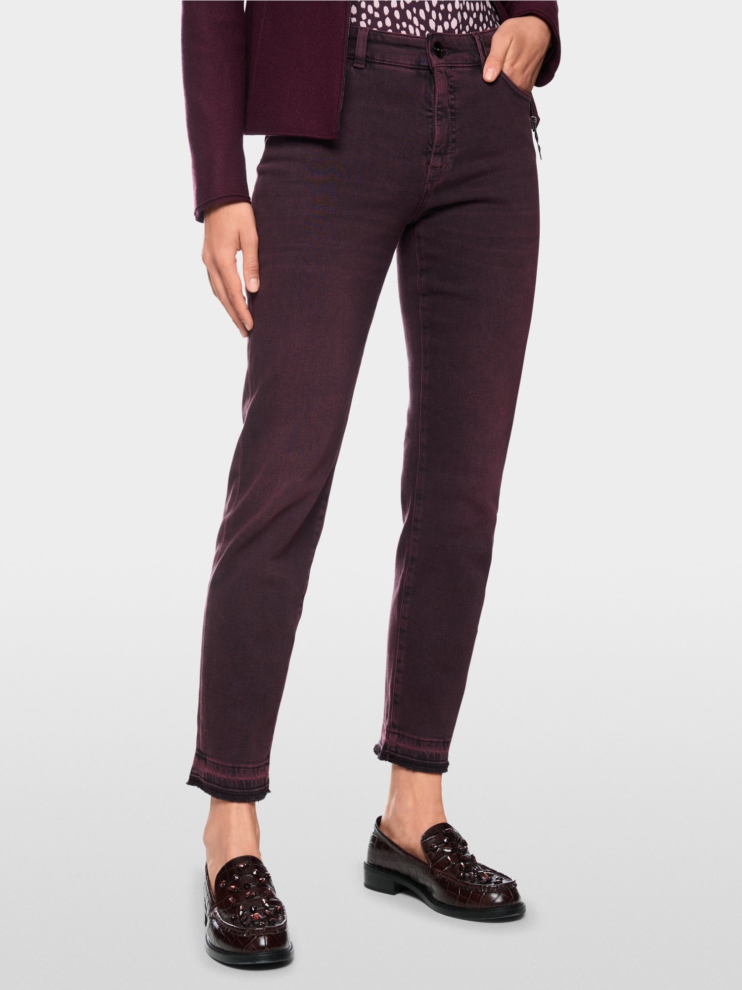 Marc Cain Collections SILEA Jeans Winetasting BC82.30D11