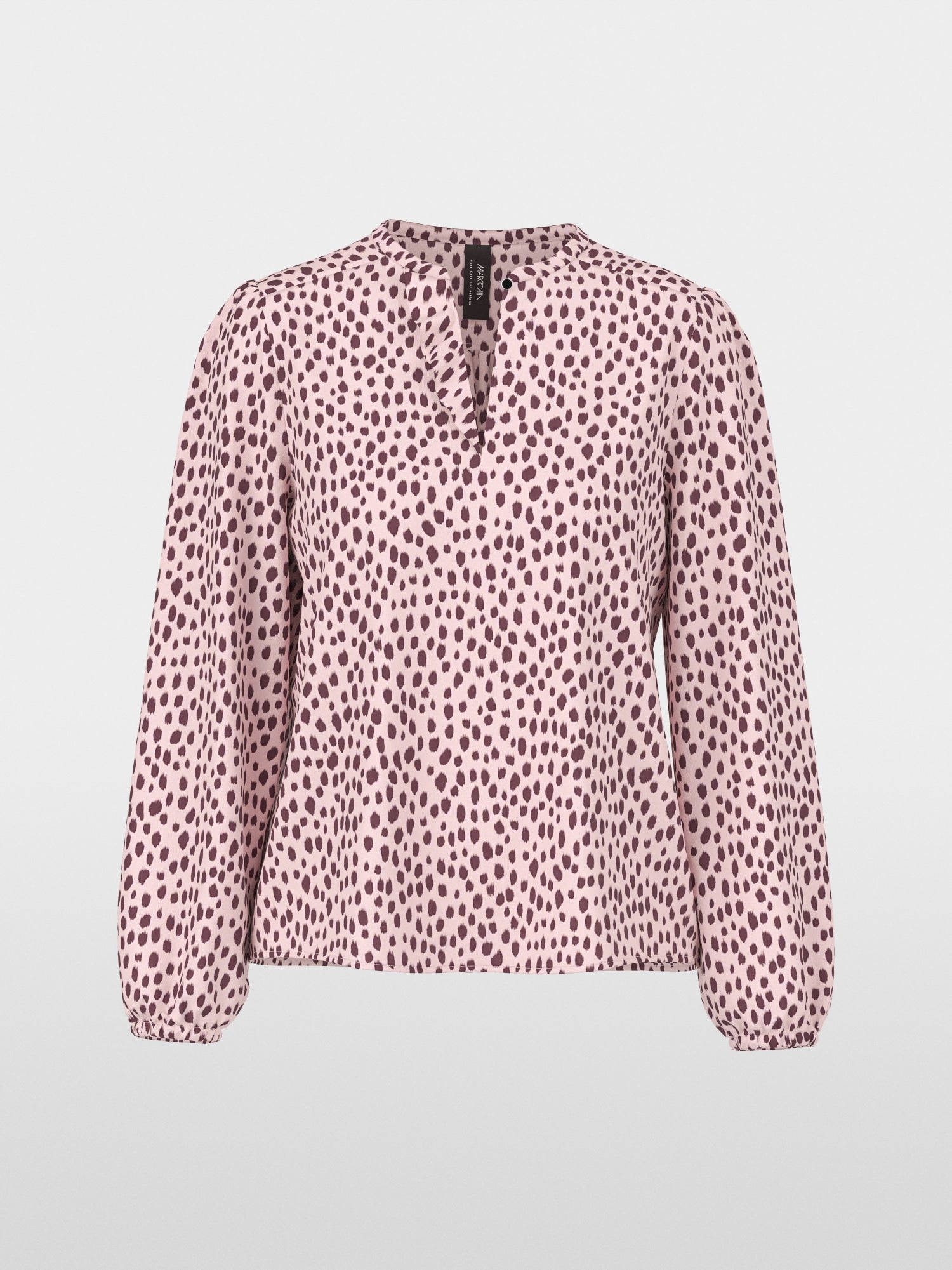 Marc Cain Collections Blouse with Polka Dot Print Chalk Pink BC51.36W86
