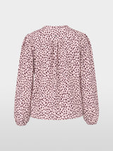 Marc Cain Collections Blouse with Polka Dot Print Chalk Pink BC51.36W86