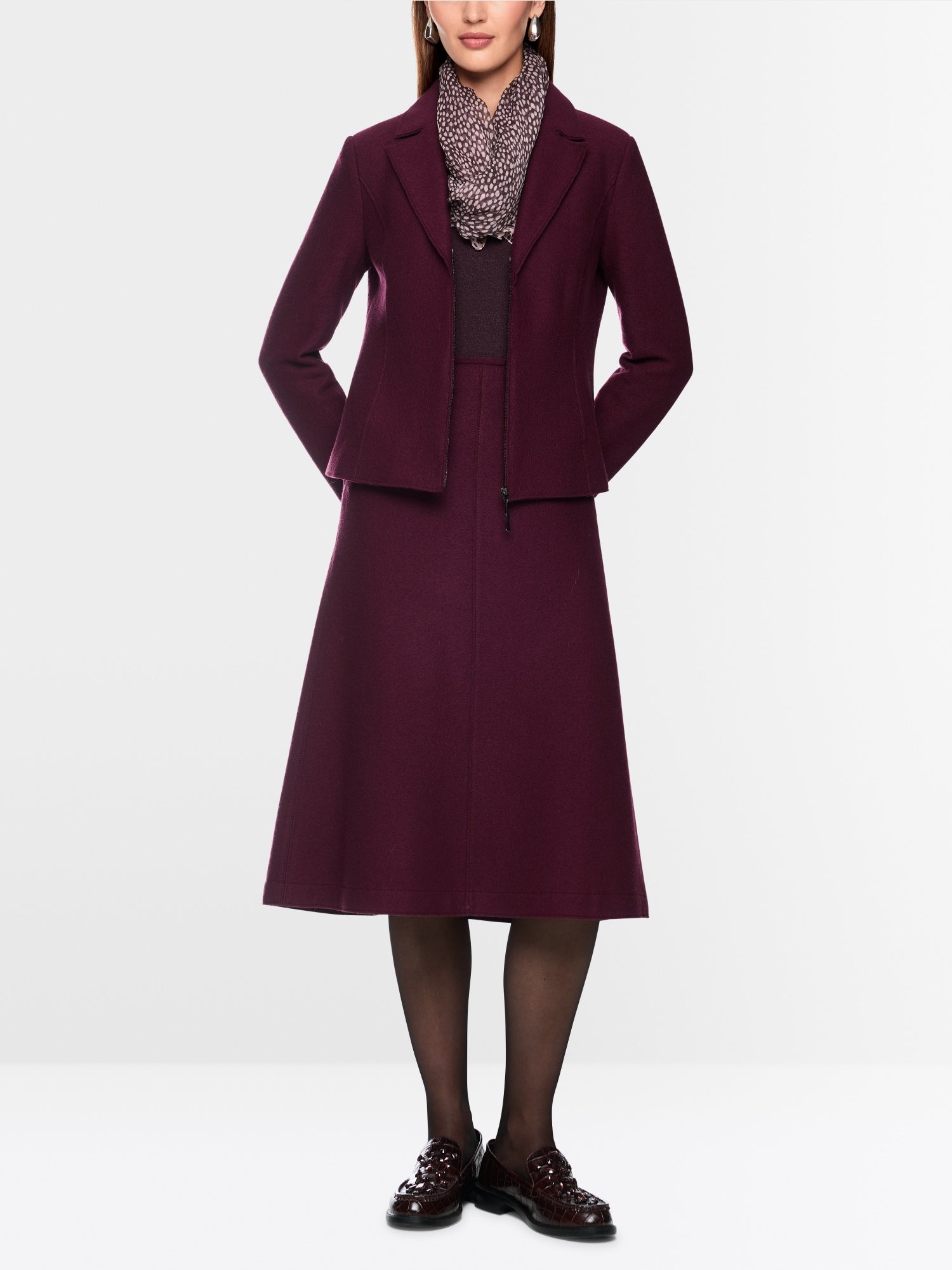 Marc Cain Collections Fitted Blazer Winetasting BC34.38J30