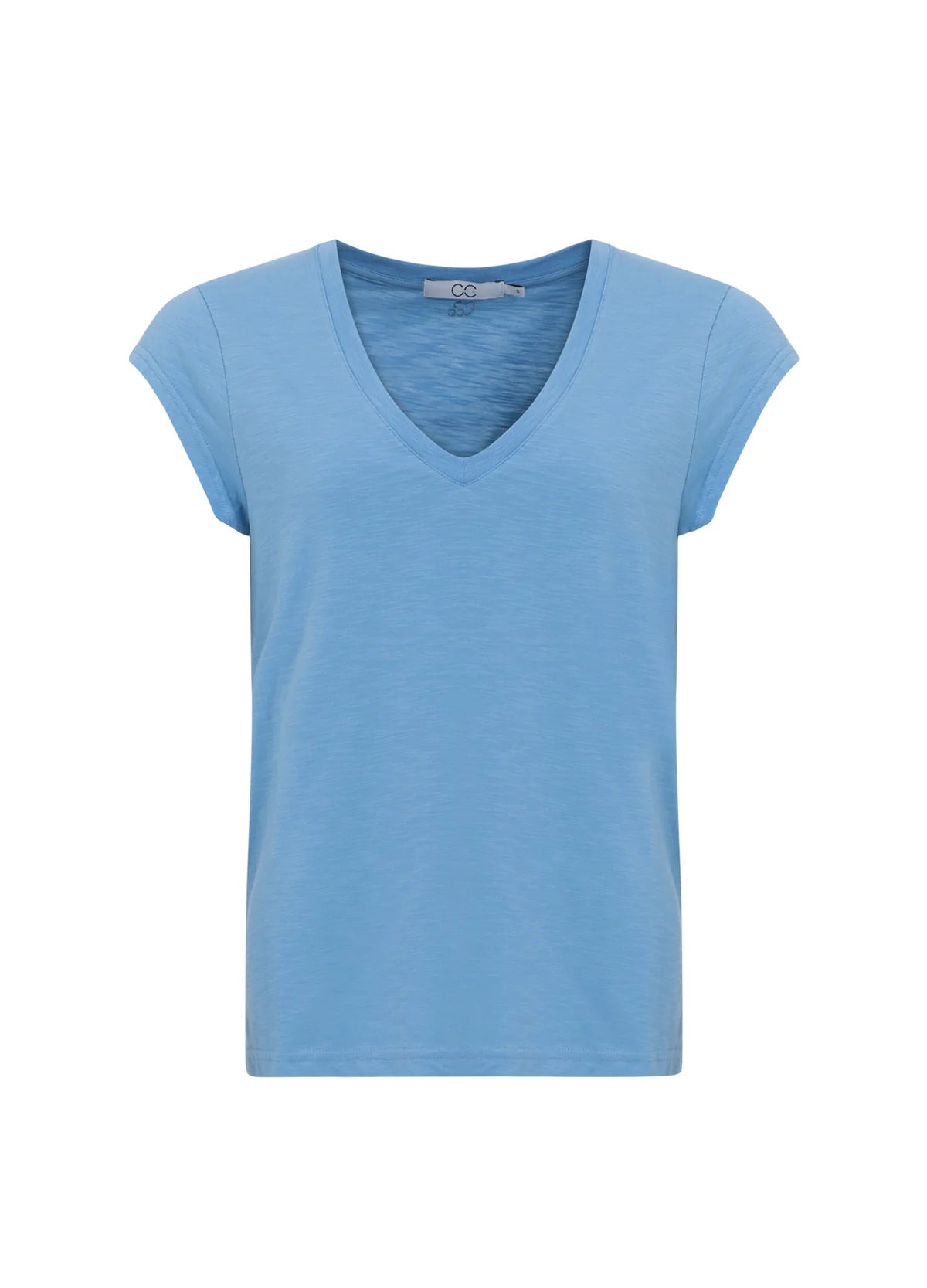 Coster Copenhagen V Neck Tee Powder Blue