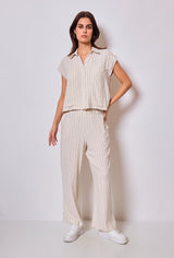 Susie Relaxed Fit Linen Shirt Summer Sand