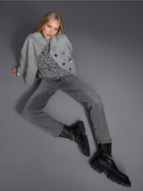 Marc Cain Sports Boots with Pearl & Chain Details BSSB.07L15