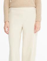 Sarah Pacini Jersey Pants Wide Leg Off White 23213009-03