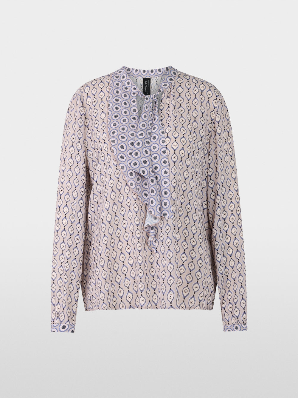 Marc Cain Collections Airy Bow Blouse with flounce.
