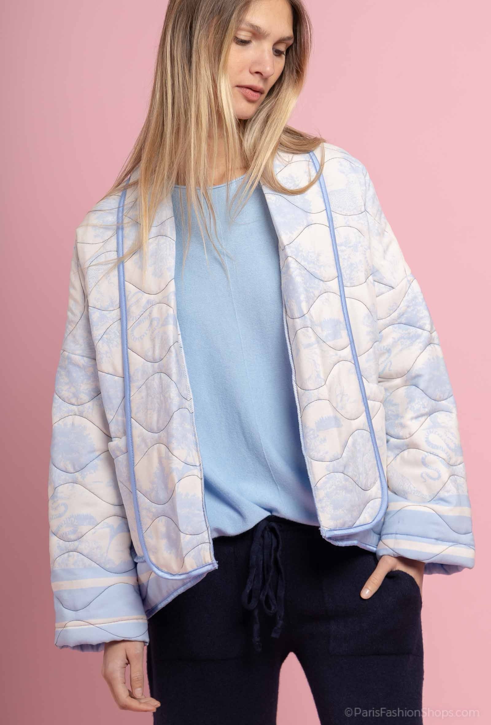 Jenny Summer Quilted Jacket Blue