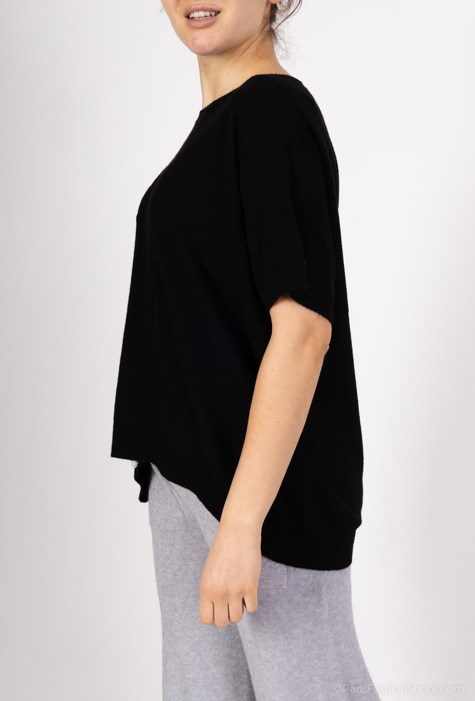 Freya Cashmere Touch Sweater Black