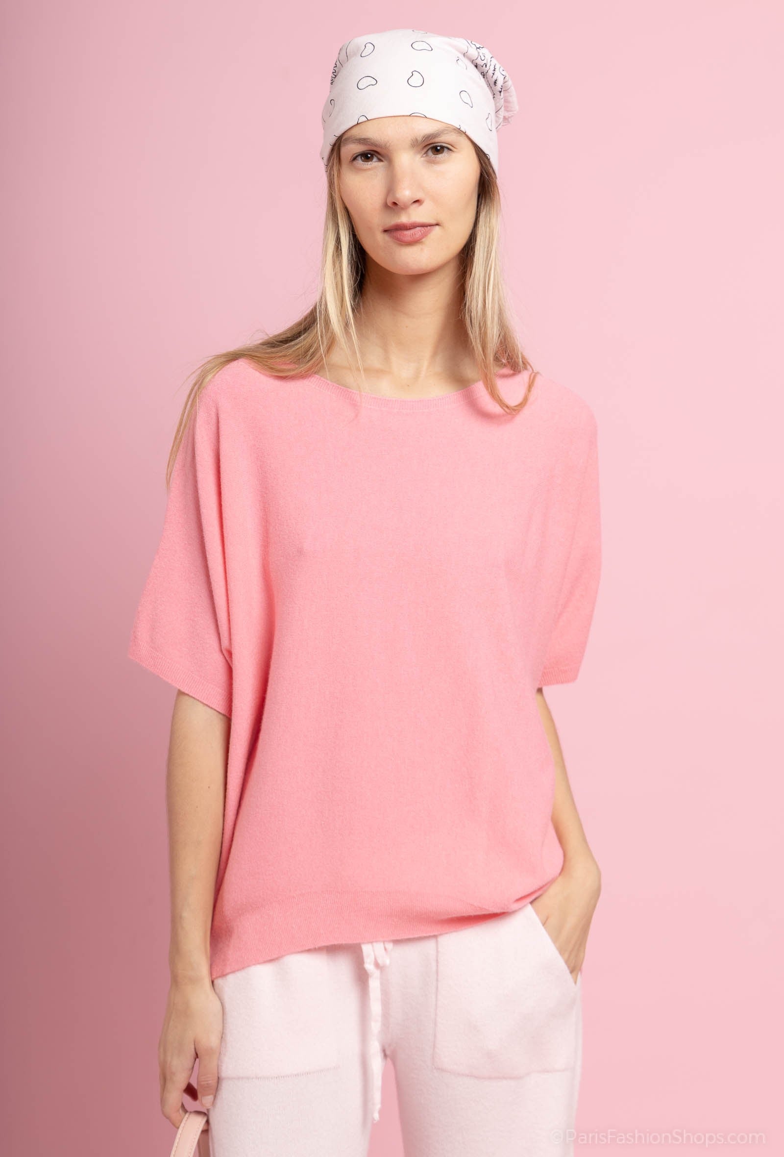 Freya Cashmere Touch Sweater Geranium