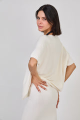 Freya Cashmere Touch Sweater Off White