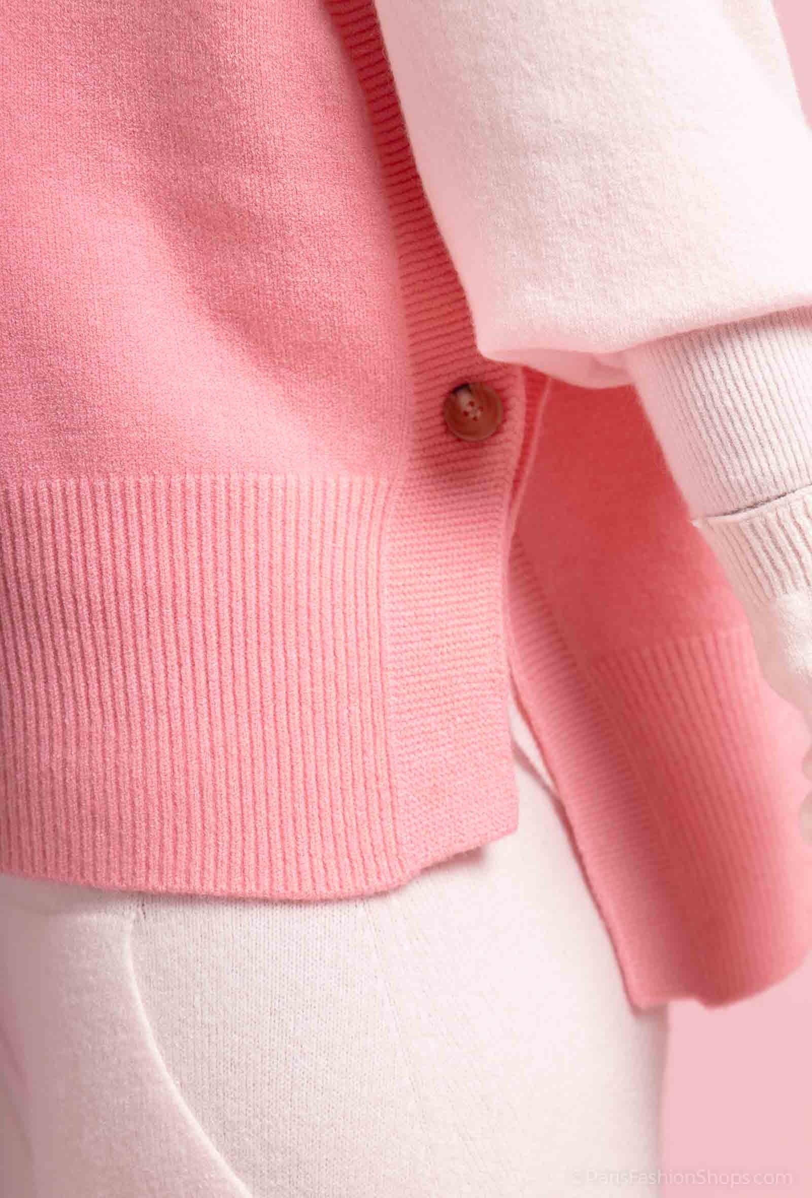 Pippa Cashmere Touch Sleevless Sweater Geranium