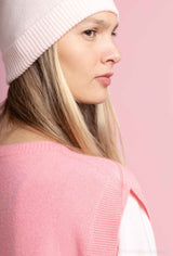 Pippa Cashmere Touch Sleevless Sweater Geranium