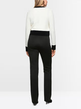 Marc Cain FREDERICA Scuba Jersey Pants ZP81.28J35 Black