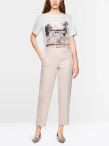 Marc Cain Collections FORDON Pants ZC81.14W44 Light Desert Taupe