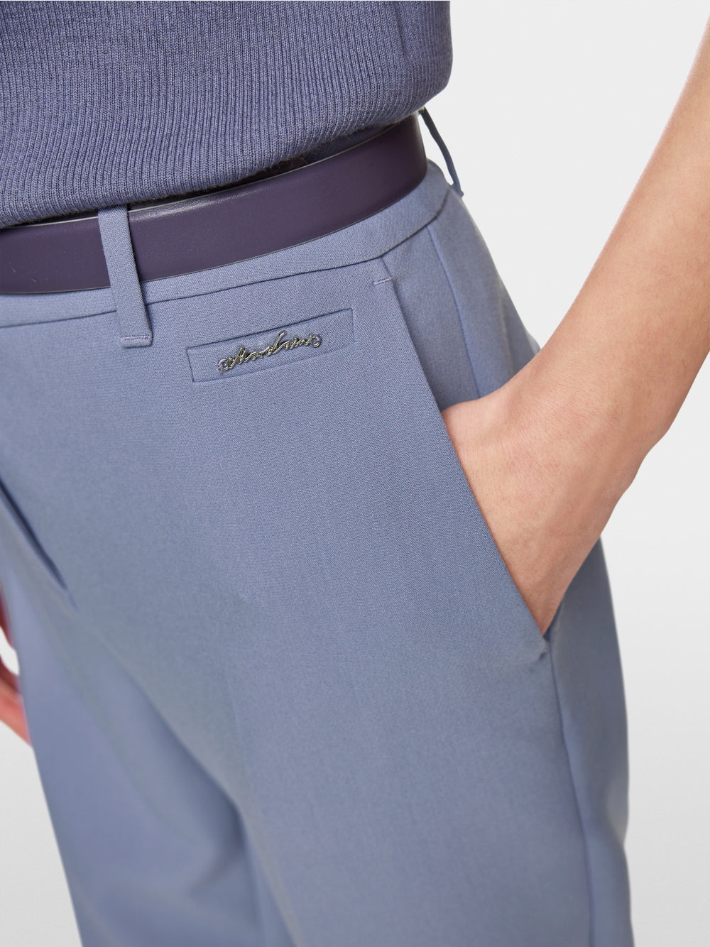 Marc Cain Collections FORDON Pants ZC81.14W44 Bluish Violet