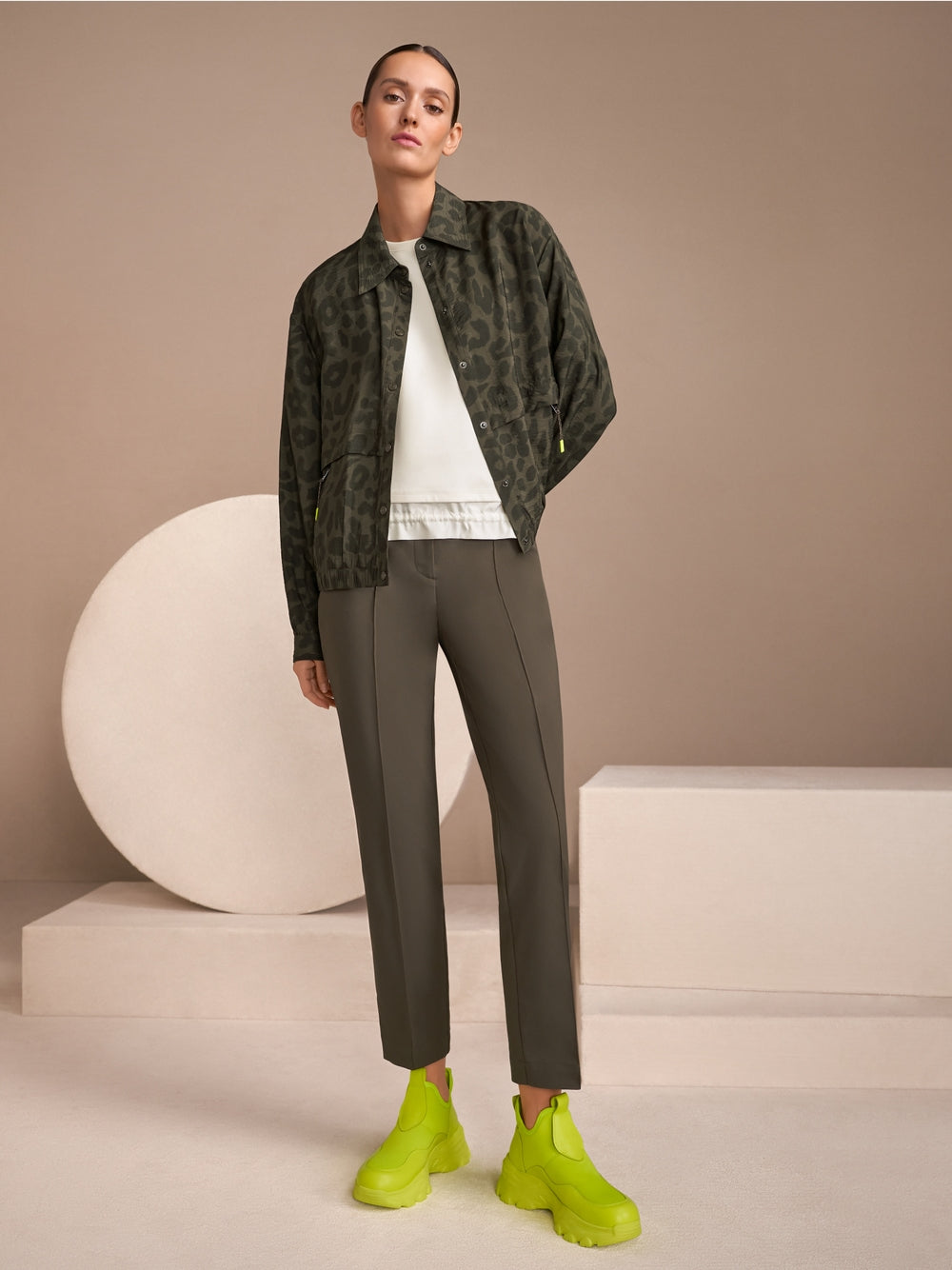 Marc Cain Sports Blouson Jacket ZS51.07W16 Olive Drab