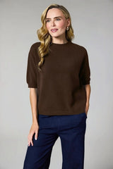 d.e.c.k. By Decollage Sweater 37741 Chocolate