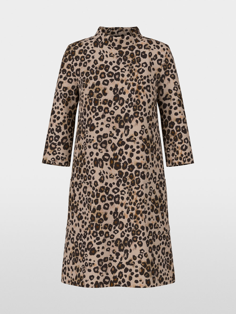 Marc Cain Collections Leopard Print Dress in Scuba Jersey ZC21.22J12