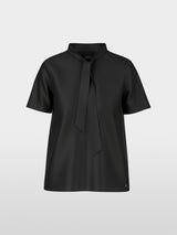Marc Cain Collections Blouse Shirt with Bow Black ZC55.01J15