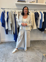 NEIRAMI 3 Button Cardigan Shell