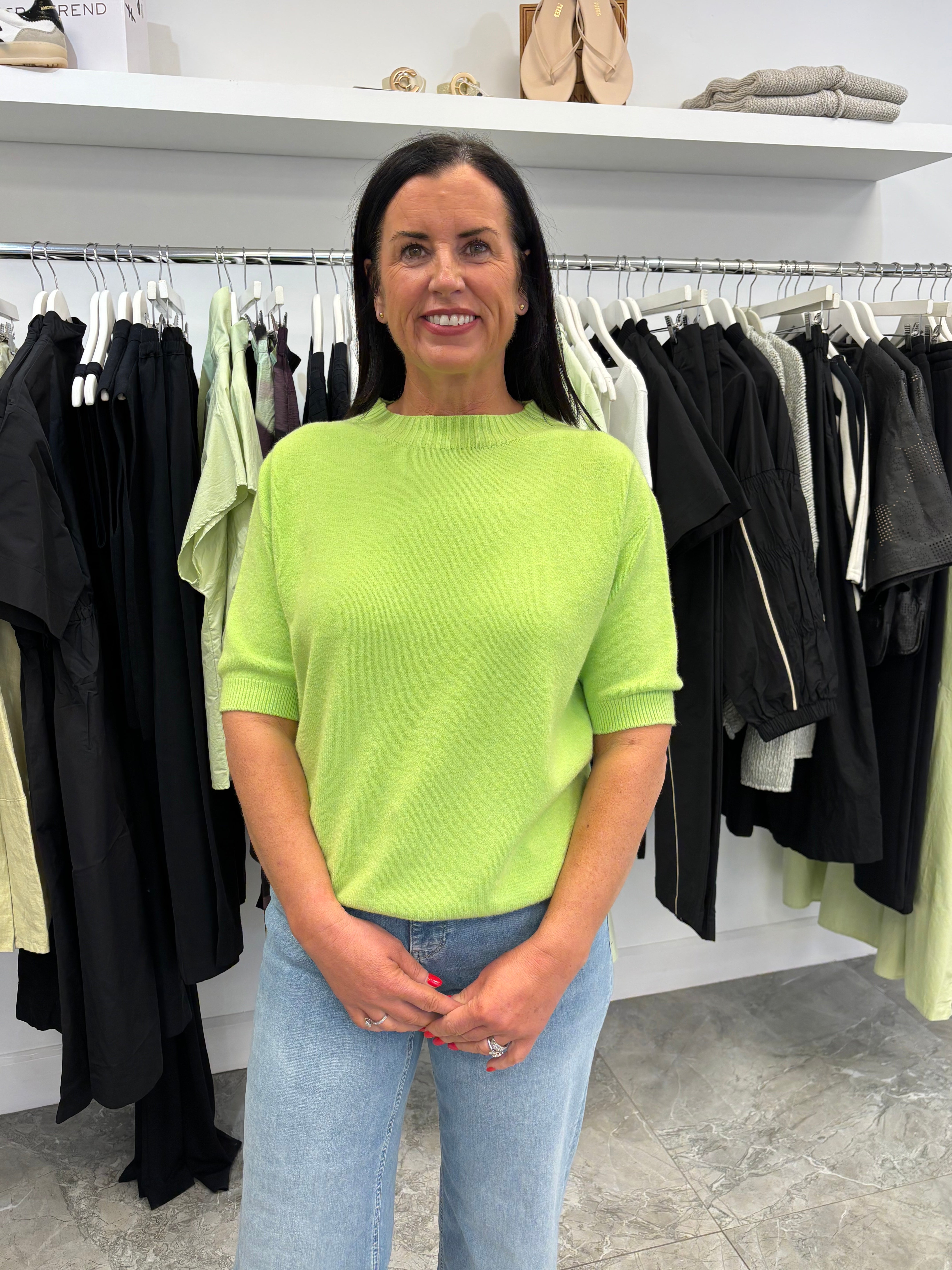 d.e.c.k. by Decollage SS Sweater Lime