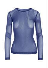 BITTE KAI RAND Sheer Fukashi T-Shirt Cobalt 14755