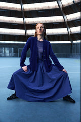 BITTE KAI RAND Sheer Fukashi T-Shirt Cobalt 14755