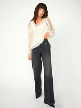 Mos Mosh Candia Peach Jeans Dark Blue