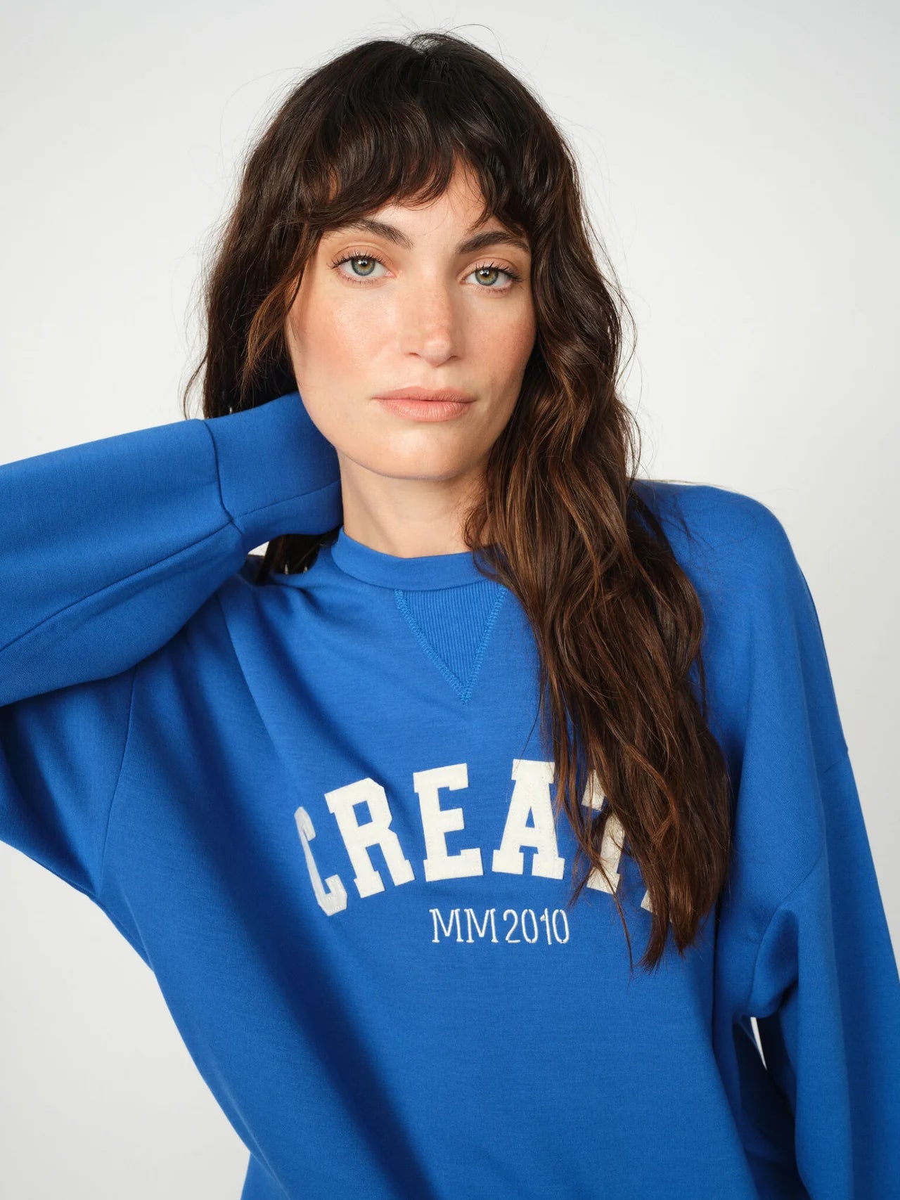Mos Mosh Celli Sweatshirt Lolite Blue