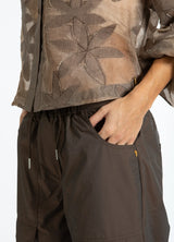 COSTER COPENHAGEN Cargo Pants SILLE Fit Warm Chocolate Brown