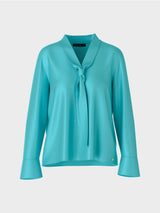 Marc Cain Collections Blouse with Bow Deep Tourmaline WC51.17W08