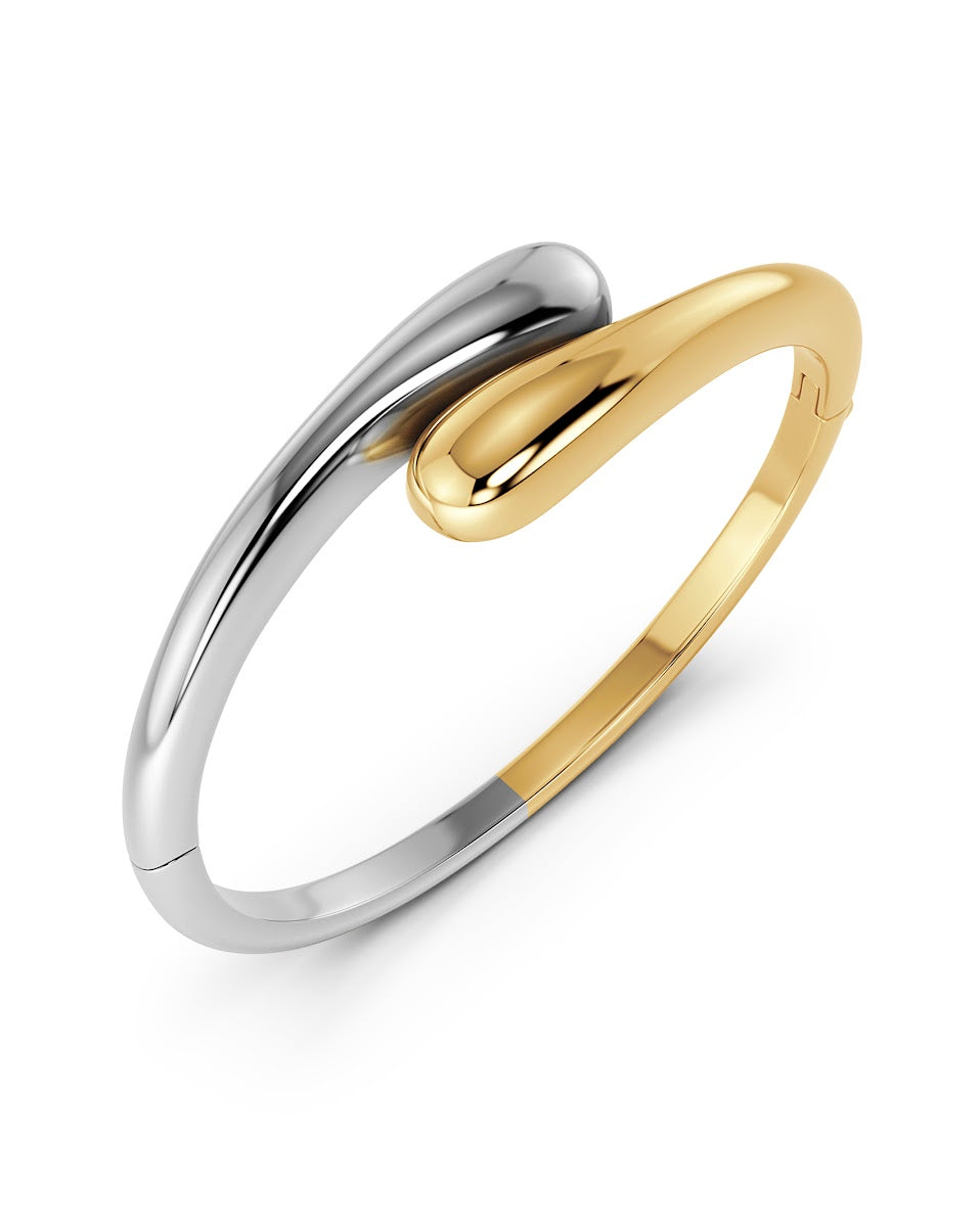 EDBLAD Harmony Bangle Gold & Steel