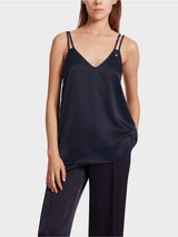 Marc Cain Collections Top with V-neck Midnight Blue WC61.15W15
