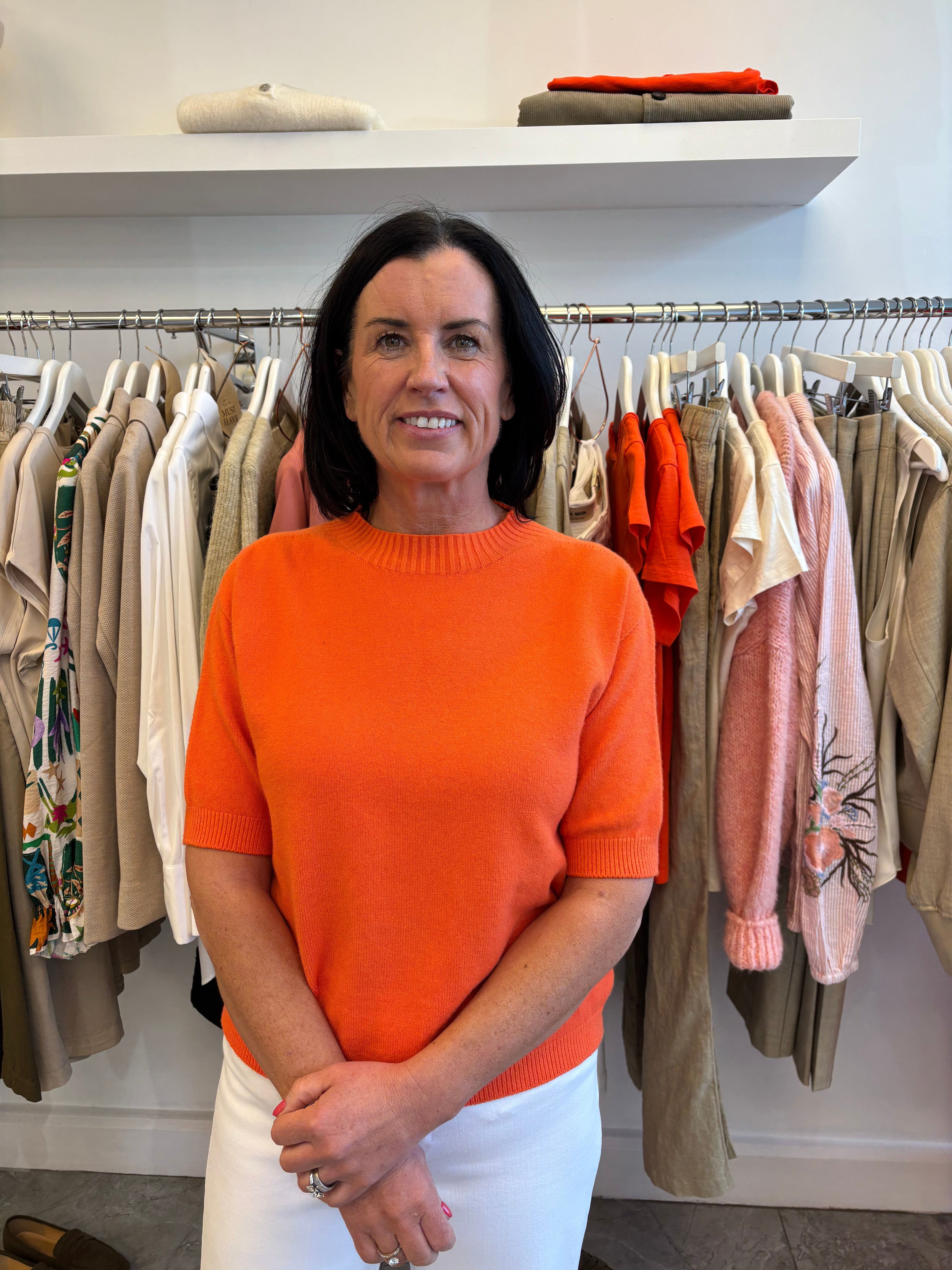 d.e.c.k. by Decollage SS Sweater Spicy Orange